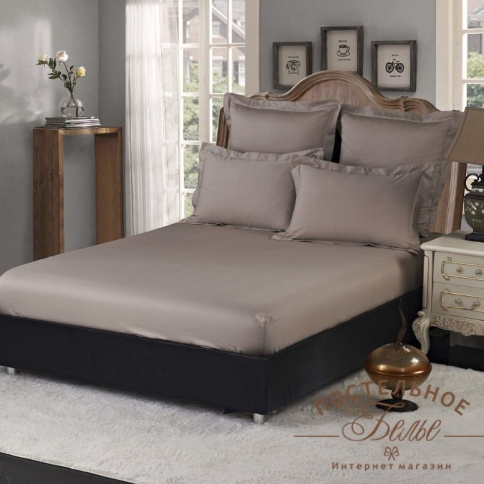 Матера (кофе) Наволочка Сатин  50х70 (2шт)