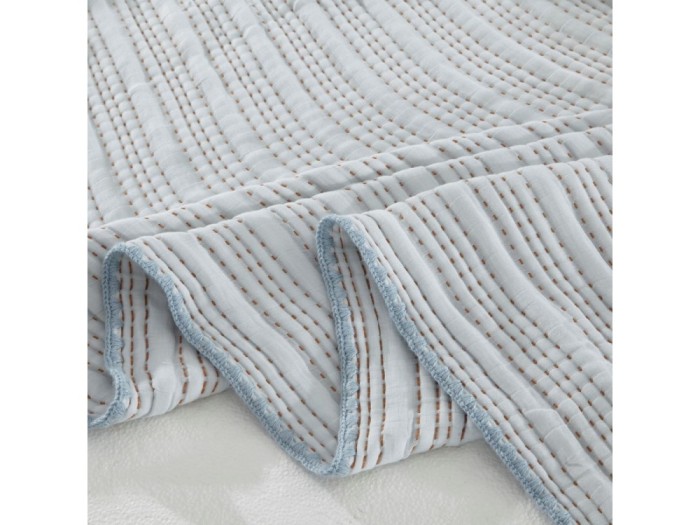 Плед Asabella хлопковый муслин, наполнитель искусственный шелк 180х220 см, 2406-OSL