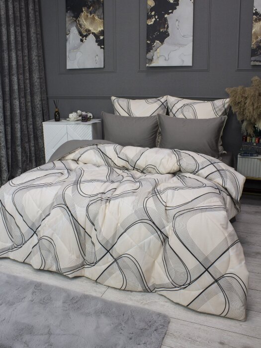 Комплекты для сна Оливер (бежевый) Cotton Евро