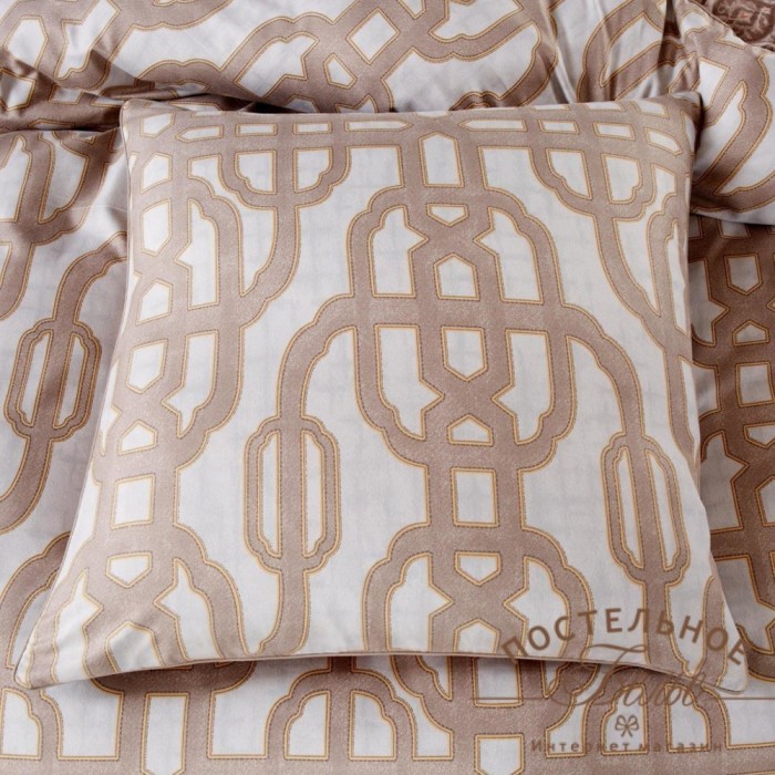 Антуан (беж) Комплект постельного белья модерн Евро 4н