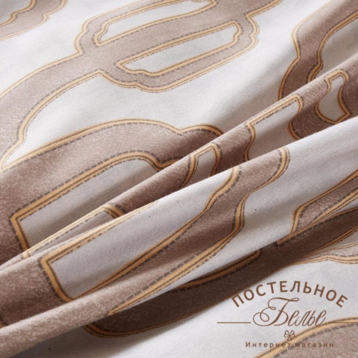Антуан (беж) Комплект постельного белья модерн Евро 4н