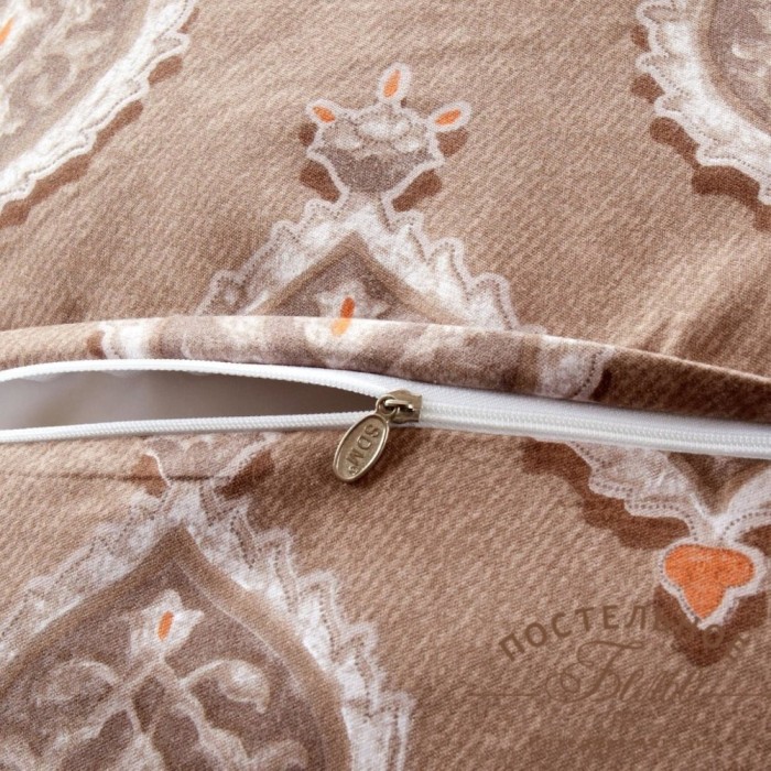 Антуан (беж) Комплект постельного белья модерн Евро 4н