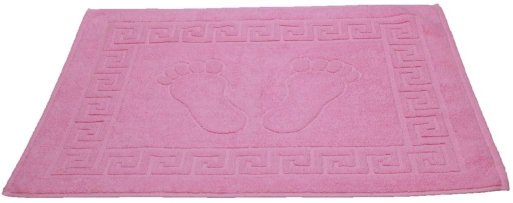 Коврик для ног махровый Pink (розовый) 