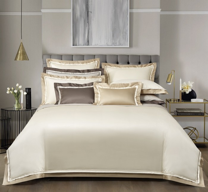 пододеяльник Sharmes "Psihea", 200х220 ,(белое золото)