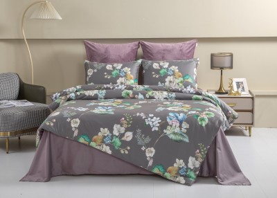 Комплекты постельного белья [М] Пенинсула (винный пепел) Семейный 