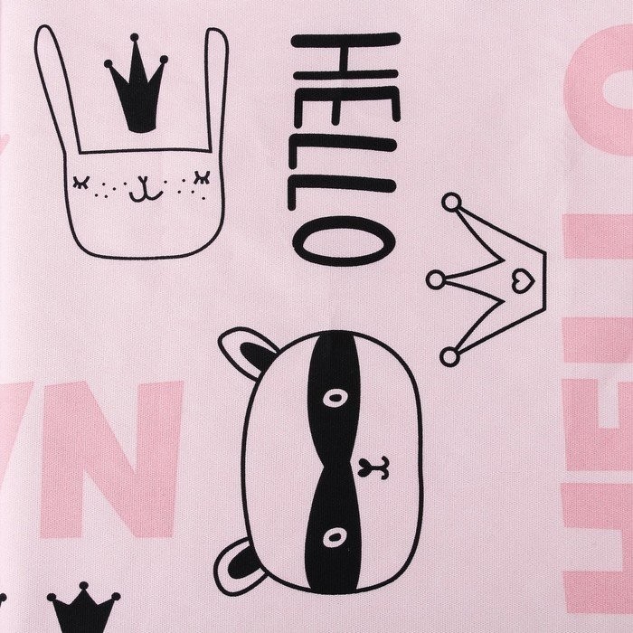 Штора "Этель" Little crown, 145*260 см, 100% хлопок