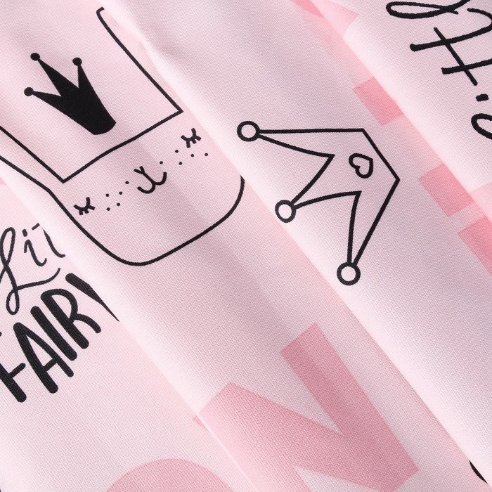 Штора "Этель" Little crown, 145*260 см, 100% хлопок