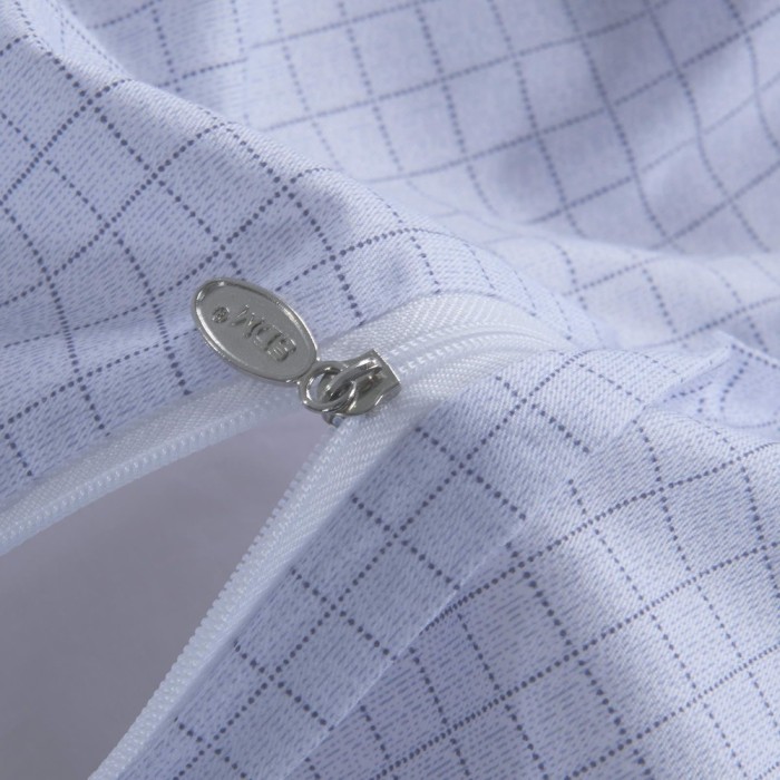 Тюдор-Нитрон (серый) Комплект постельного белья сатин Евро 4н