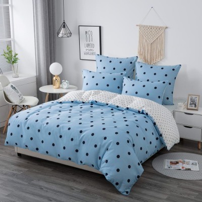 Росси (голубая) Комплект постельного белья сатин Евро 4н