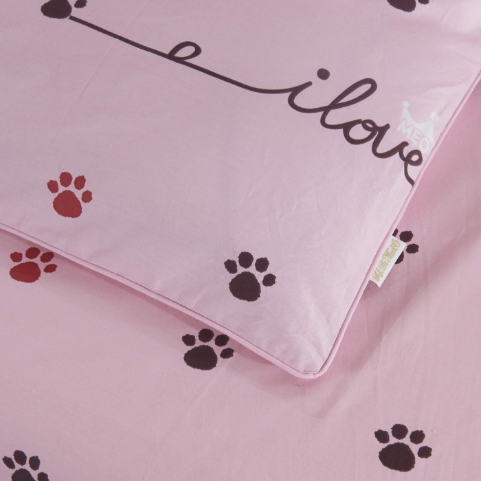 Лапки (розовые) Комплект постельного белья детский