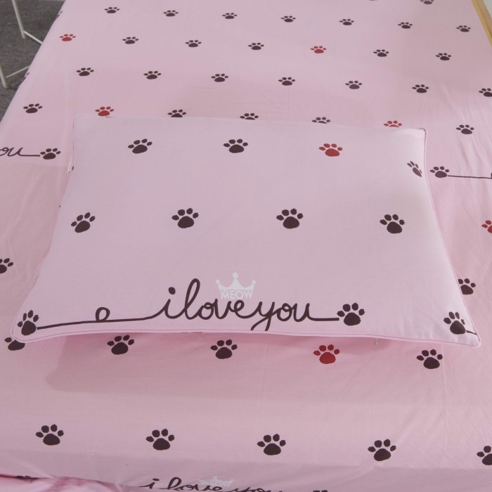 Лапки (розовые) Комплект постельного белья детский