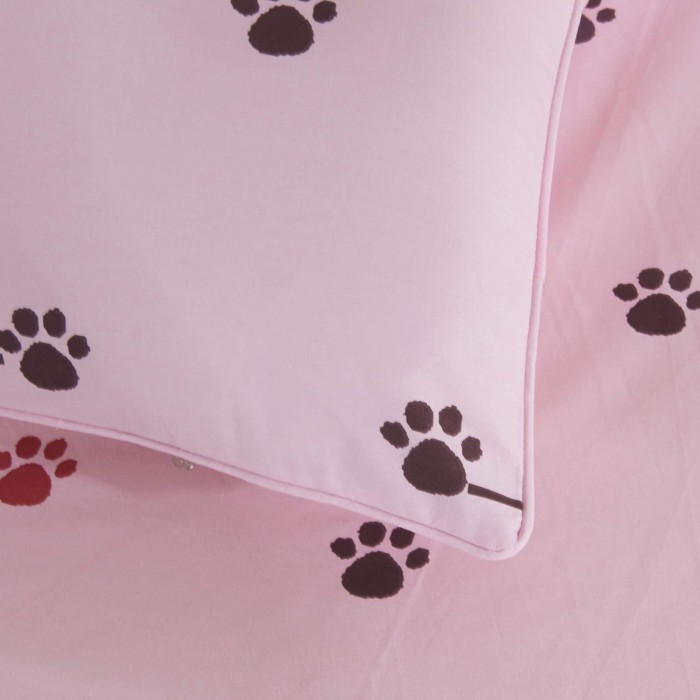 Лапки (розовые) Комплект постельного белья детский