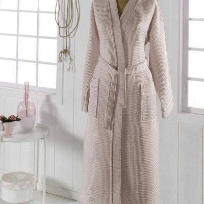NEVA  XL (беж) Халат вафельный кимоно