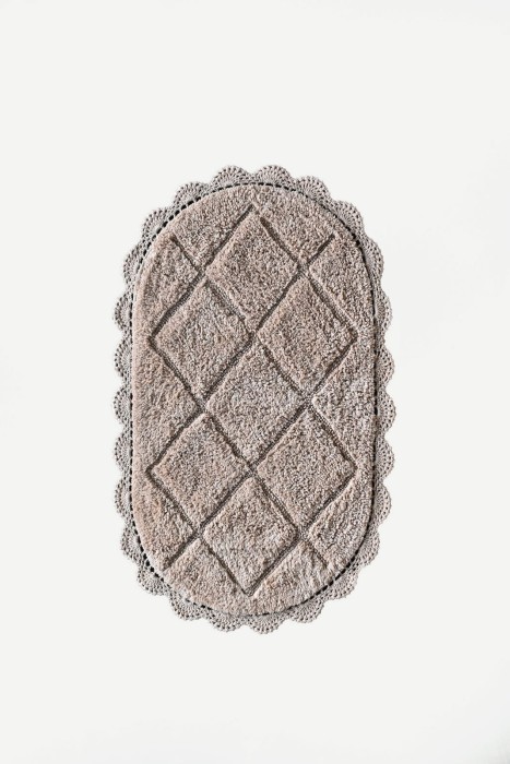 Penny (капучино) Набор ков. для ванной кружевной 60х100 и 50х70