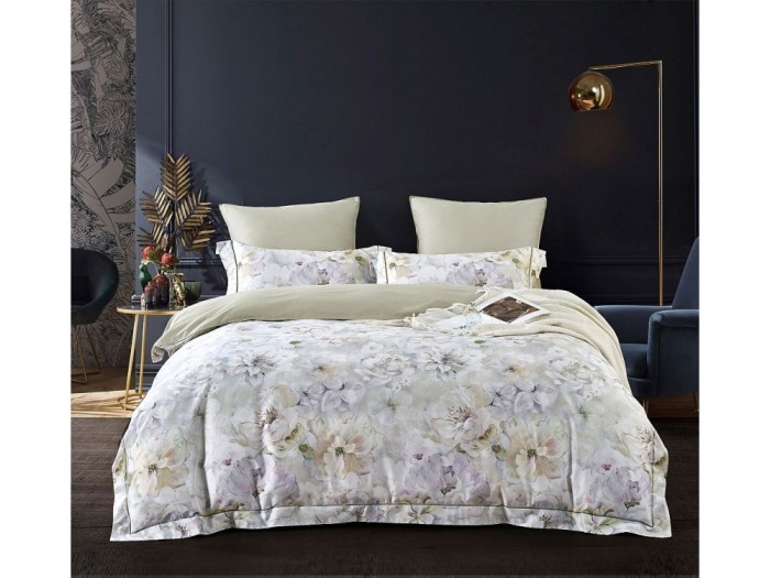 Комплект постельного белья Евро, египетский хлопок Premium 2256-6 / 160*30