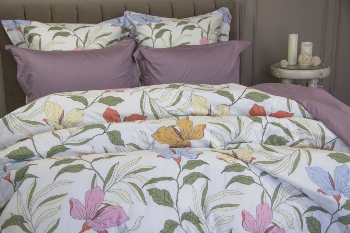 Постельный набор Казанова Августа (жемчуг пудра) Cotton комплект KP-EBPO-2071 к-т