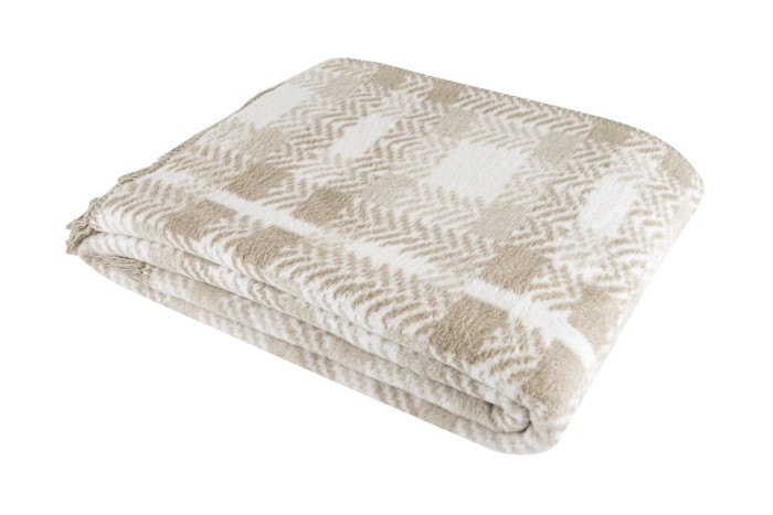 Плед Arya Хлопок Tina Бежевый