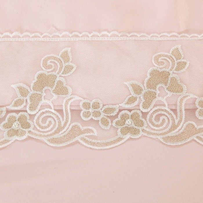 Тиара (пудра) 7Е Комплект с кружевом