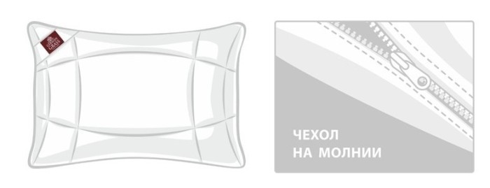 Подушка WELLNESS GRASS средняя 50х68