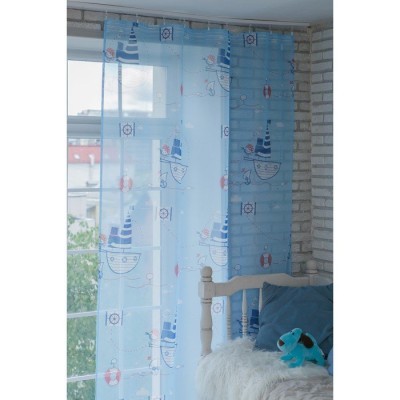 Тюль &quot;Этель&quot; 135х260 см У штурвала без утяжелителя, 100% п/э