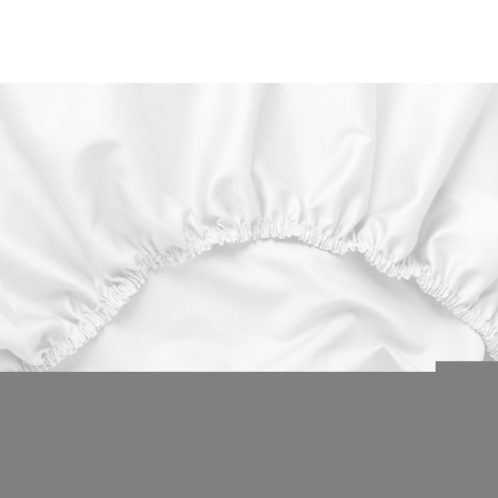 Постельное белье Alpine White Allure Grass Евро простыня на резинке