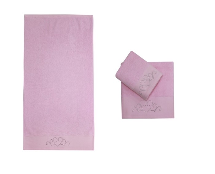 Полотенце банное TA? BASKI Pink (розовый) 50x90