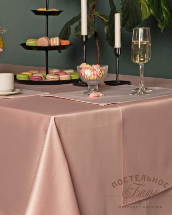 Серенити пепел роза Скатерть 150х220