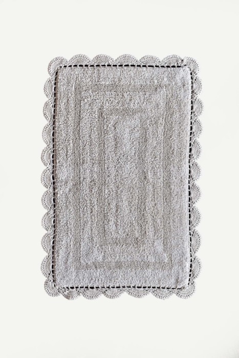 Lukas (беж) Набор ков. для ванной кружевной 60х100 и 50х70