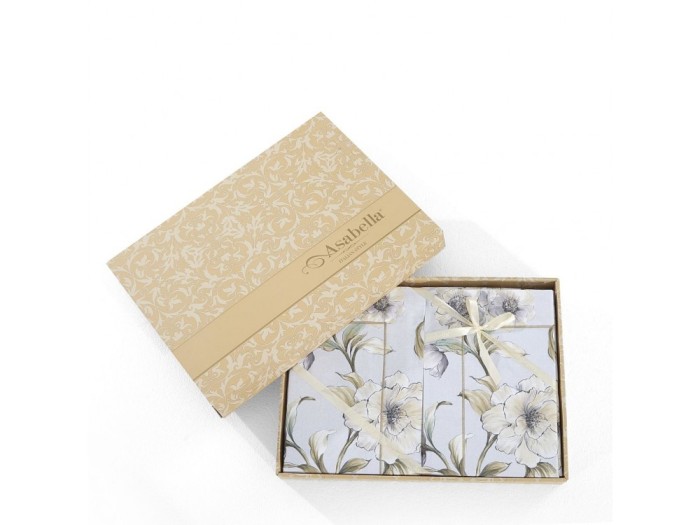 Комплект постельного белья Евро, сатин с лазерной печатью 2345-6/180/30 