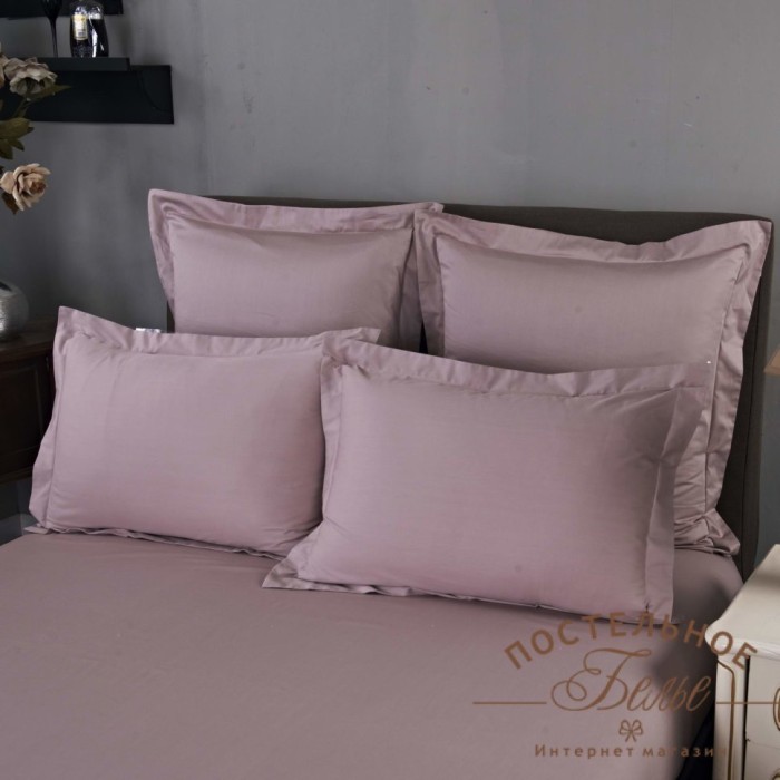 Матера (роз) Наволочка Сатин  50х70 (2шт)