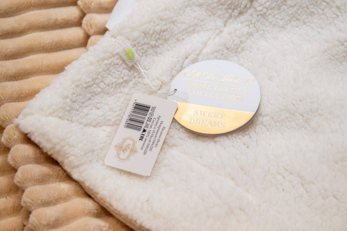 Полоса (беж ) Покрывало 160х220