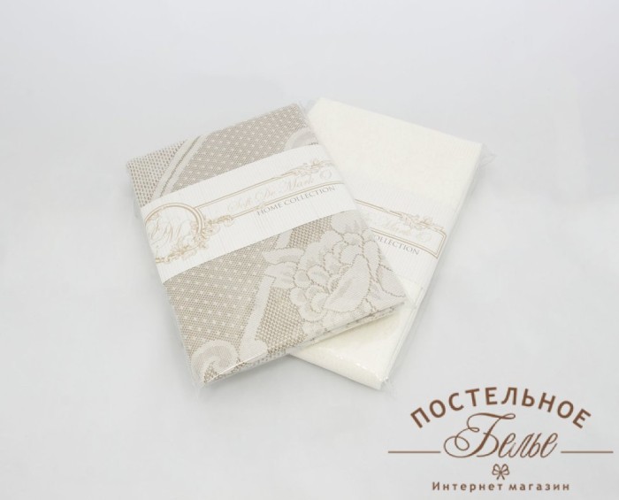 Фрида (кофе) Скатерть Кружево 180х180