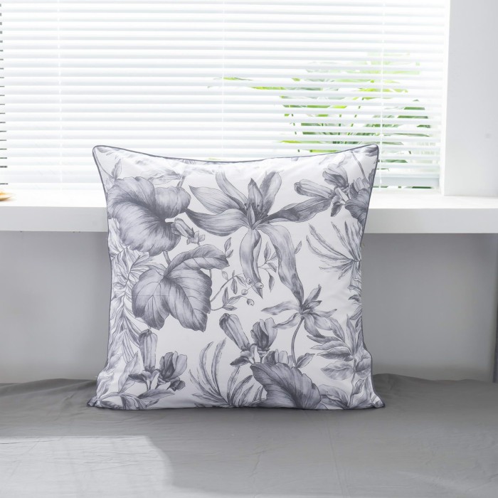 Габби (серая) Комплект постельного белья Сатин 2х