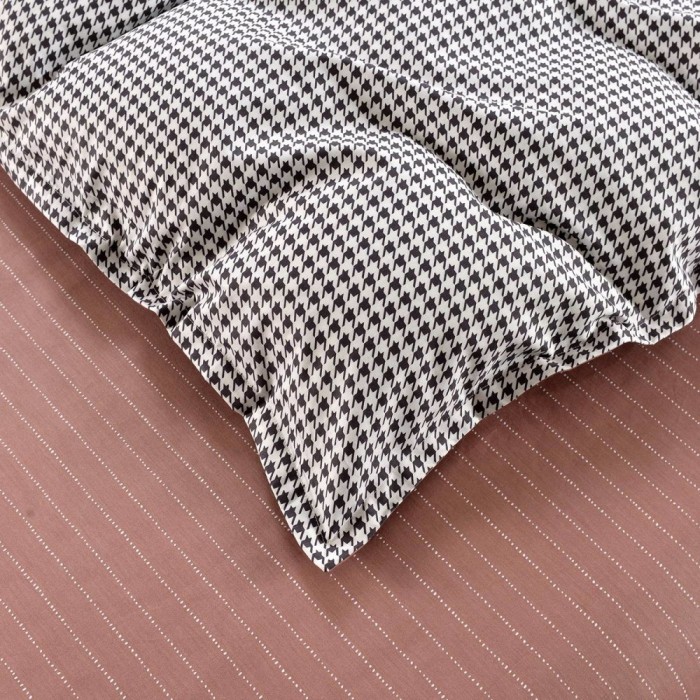 Диксан (пепел роза) Комплект постельного белья сатин 1.6