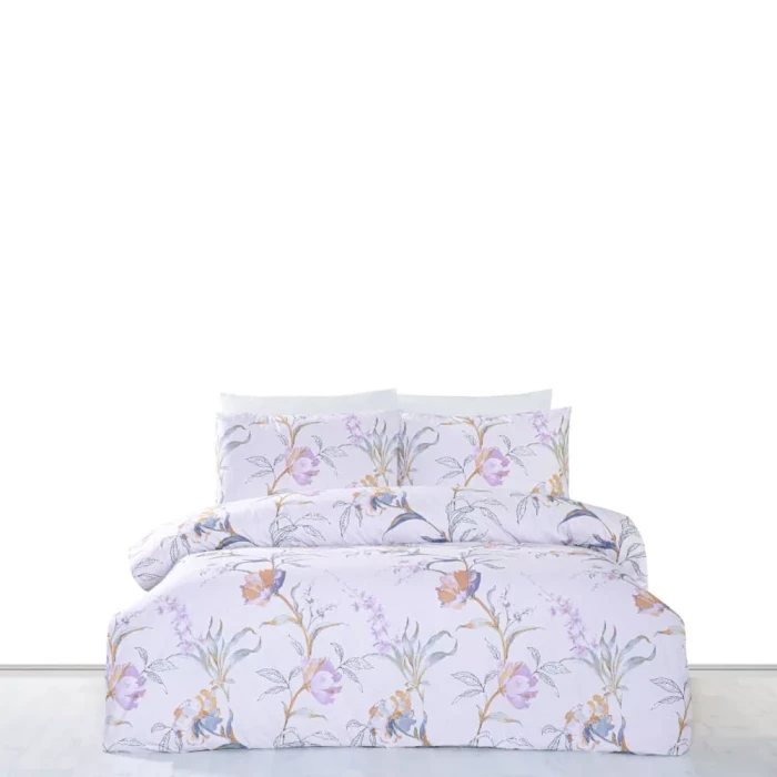 Постельное Белье Arya Ранфорс 1,5 Сп. 160x220 Aivy Сиреневый, лиловый