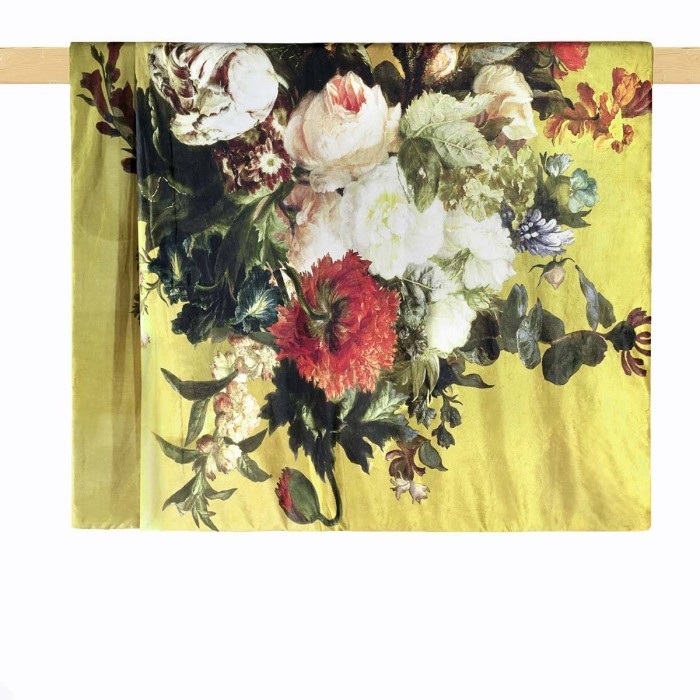 Плед Arya Digital Печатное 130X160 Garden Желтый