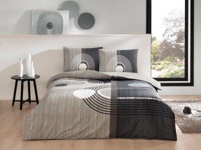 Постельное белье TAC RANFORCE YOUNG ALEX евро серый