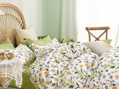 Постельное белье Asabella 1563-7 семейное печатный сатин