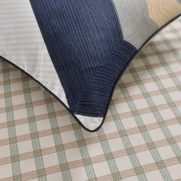 Девис (синий) Комплект постельного белья сатин 7Е