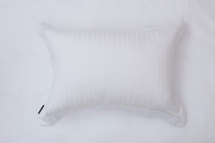 Моне (белый) страйп сатин 1.6