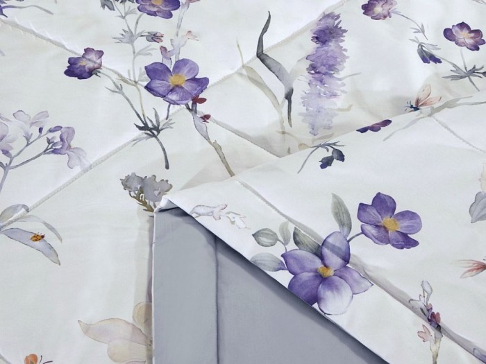 Комплект с летним одеялом евро м из египетского хлопка Premium 200х220 см, 2370-OMP 