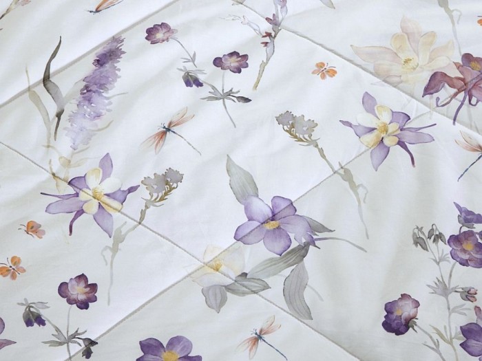 Комплект с летним одеялом евро м из египетского хлопка Premium 200х220 см, 2370-OMP 