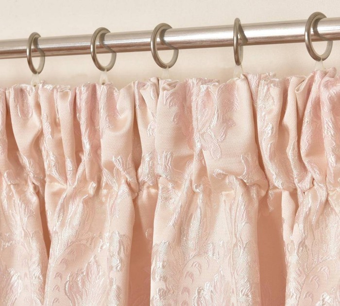 Эванжелина (роз) Шторы 260х300 (2шт)