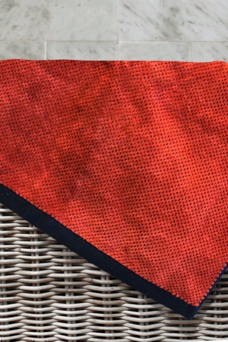 Полотенце велюровое Arya Jose 70x140 Кирпичный