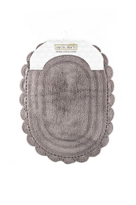 PAMELLA (мокко) Набор ков. для ванной кружевной 60х100 и 50х70