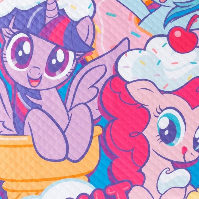 Покрывало "Donut worry" Мой маленький пони 1,5 сп, 145х210 см, микрофибра