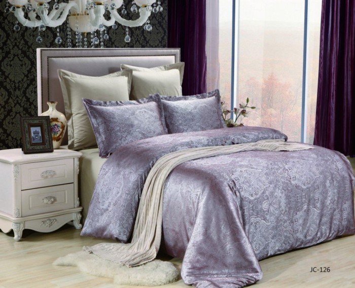 Постельное белье Valtery-жаккард JC-126 двуспальное