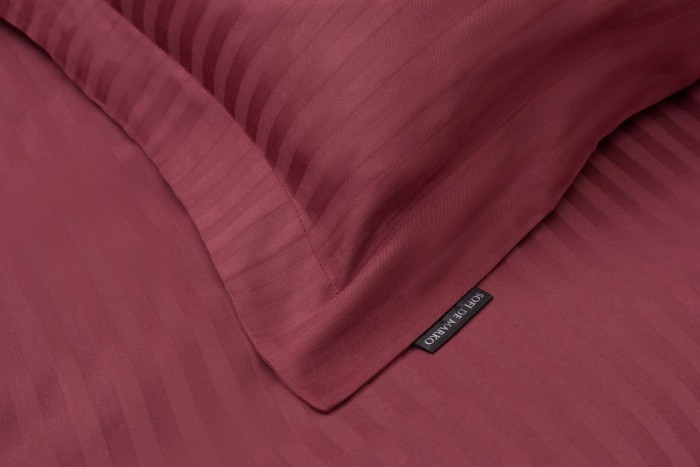 Моне (бордо) страйп сатин Евро 4н