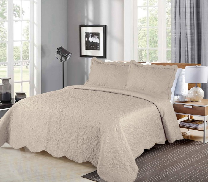 Устина (беж) Покрывало 230х250