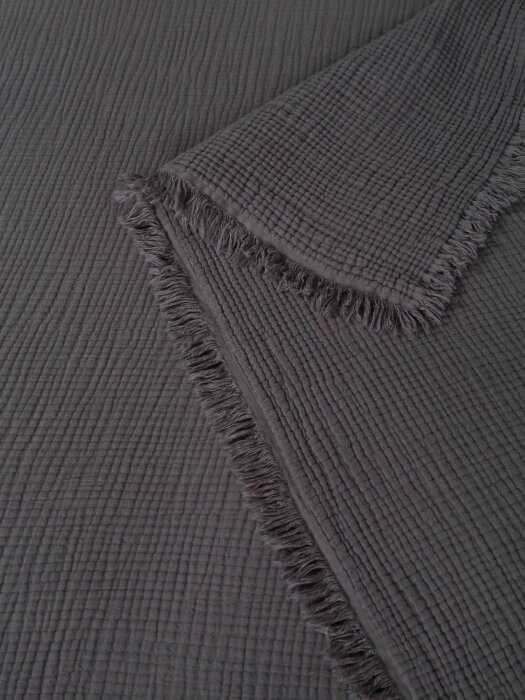 Комплекты для сна Stonewash Muslin (графит) комплект с покрывалом Евро